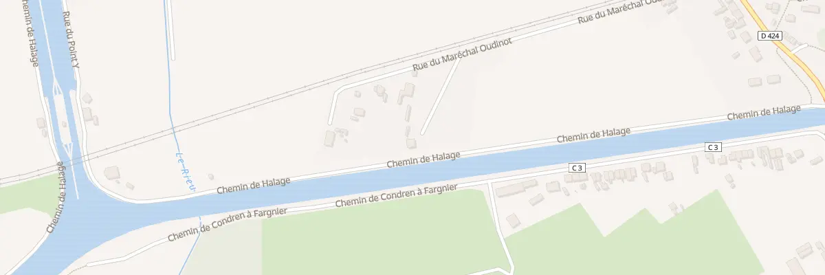 Plan du 21 Rue du Marechal Oudinot à Tergnier