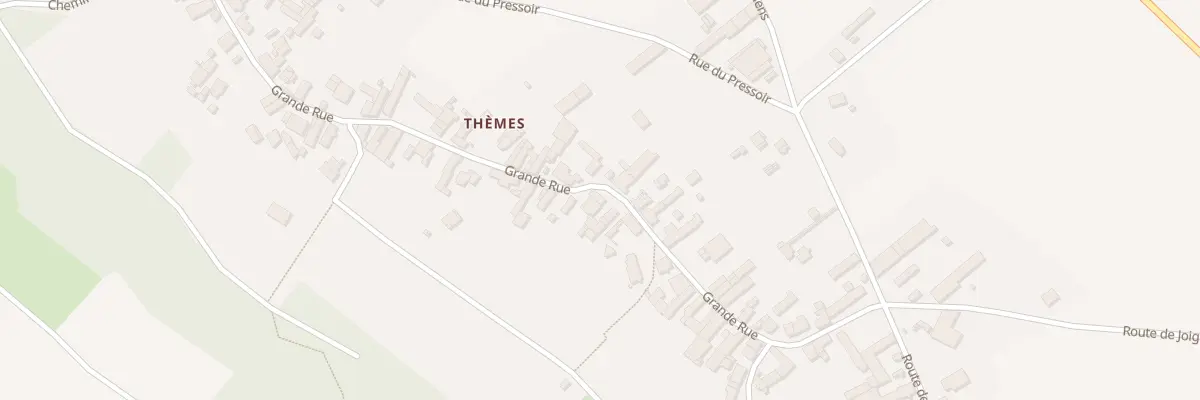 Plan du 27 Grande Rue de Themes à Cézy