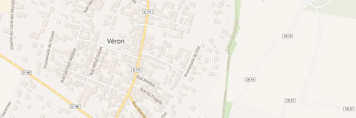 Plan du 13 Rue du Petit Huis à Véron