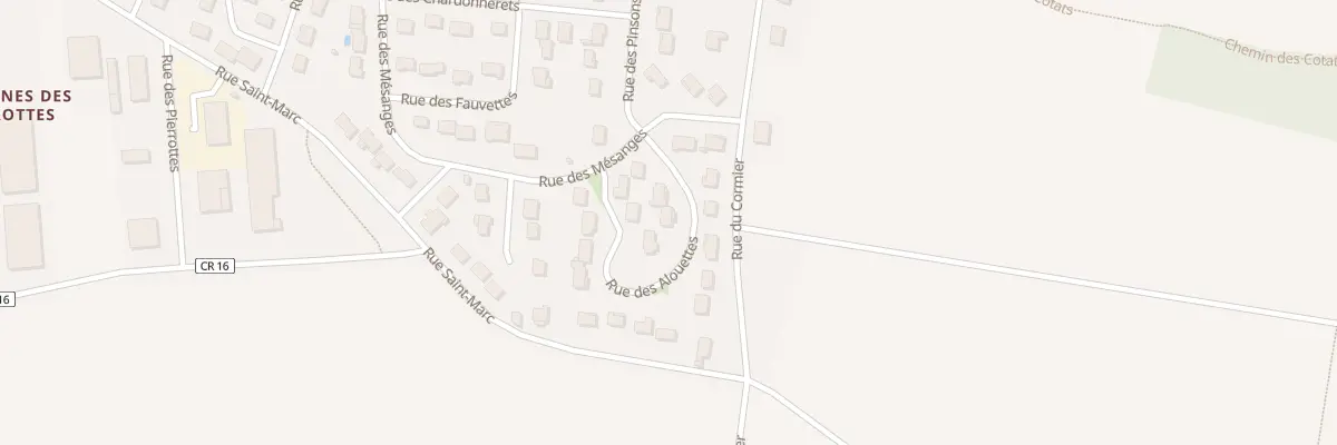 Plan du 6 Rue des Alouettes à Maillot