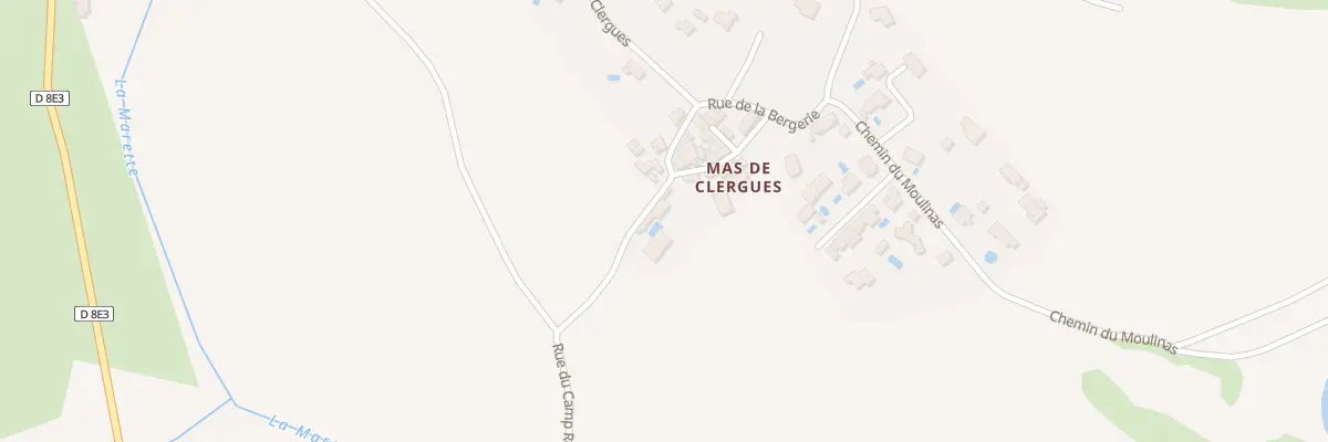 Plan du 4 Pl du Mas de Clergues à Octon