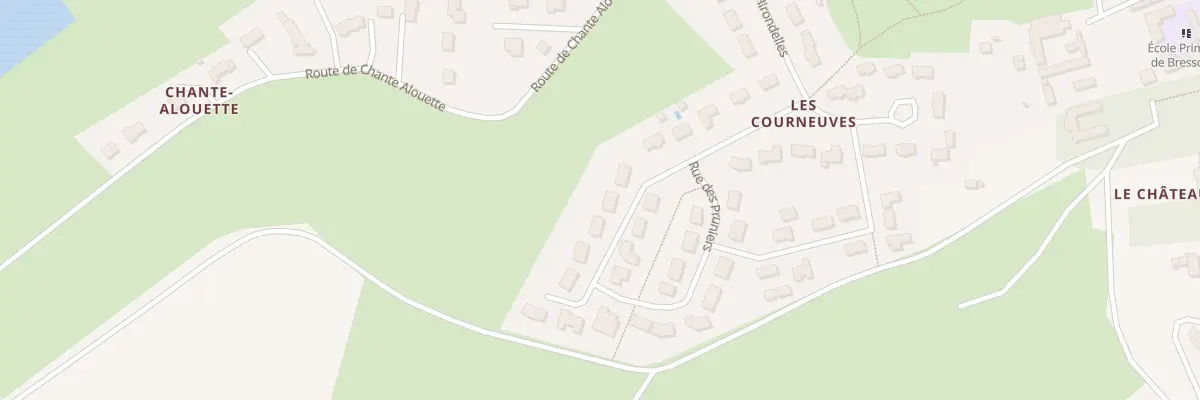 Plan du 4 Rue des Pruniers à Bressolles
