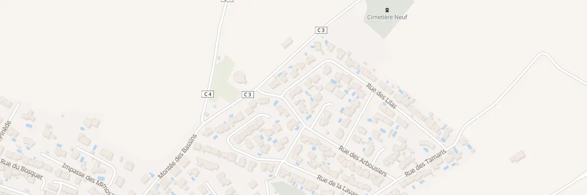 Plan du 2 Rue des Lilas à Cers