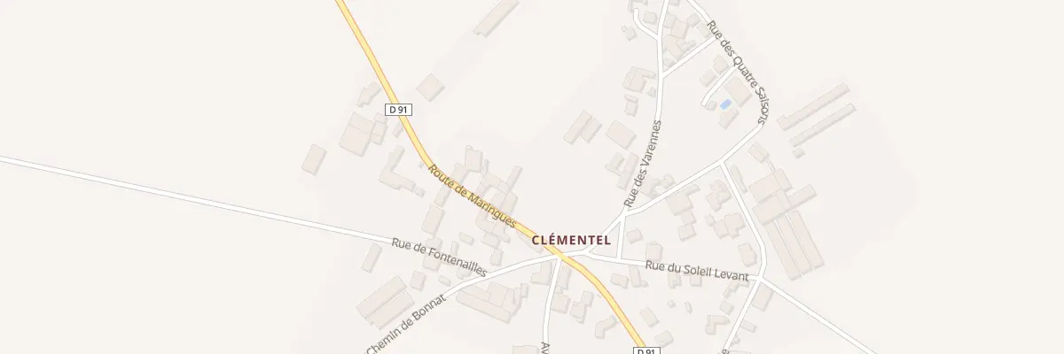 Plan du 11 Rue de Maringues à Saint-Clément-de-Régnat