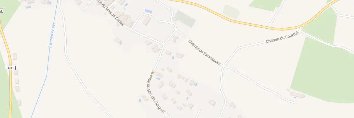 Plan du 5B Mas des Clergues à Octon