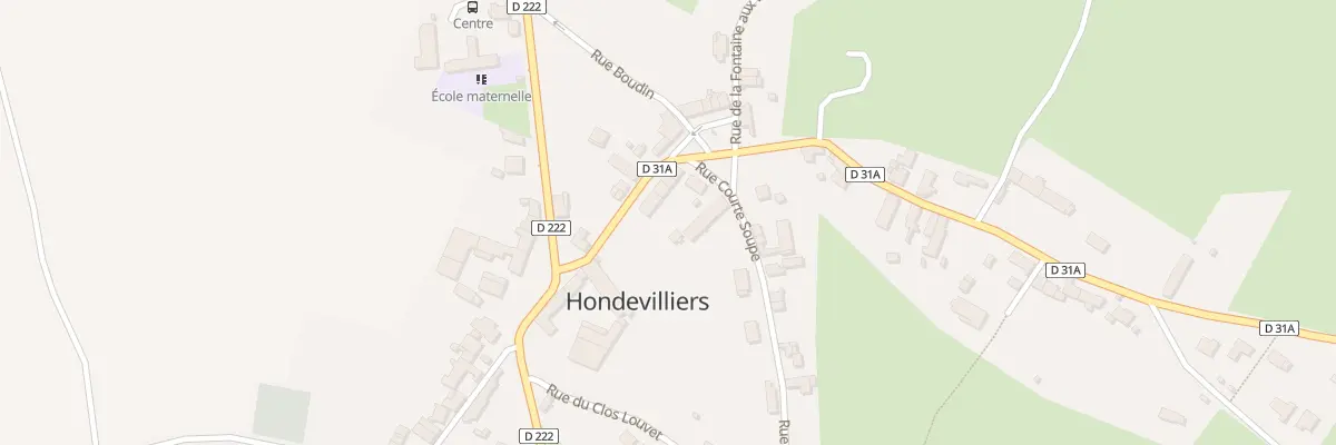 Plan du 6 Rue du Cèdre à Hondevilliers