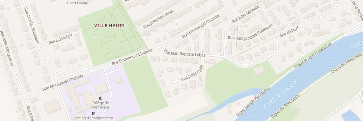 Plan du 86 Rue Jean-baptiste Lebas à Bouchain