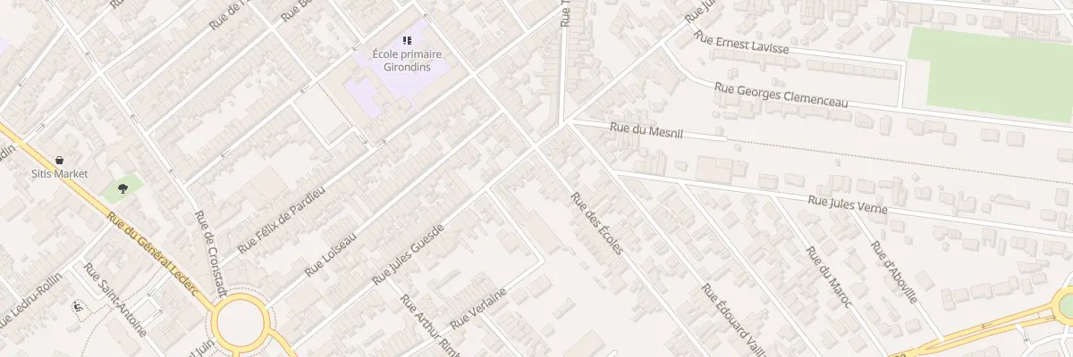Plan du 18 Rue des Ecoles à Saint-Quentin