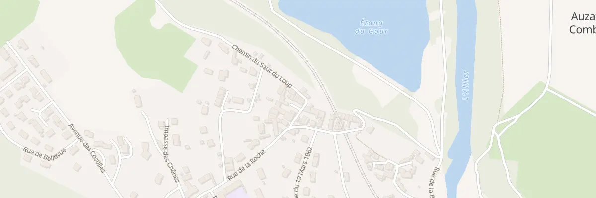 Plan du 9 Chem du Saut du Loup (Combelle) à Auzat-la-Combelle
