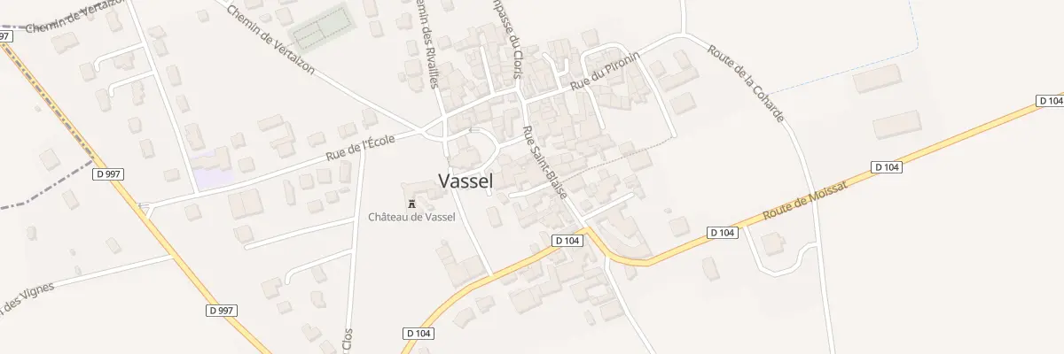 Plan du 10 Rue Saint Blaise à Vassel