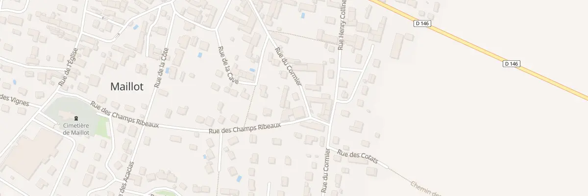 Plan du 18 Rue du Cormier à Maillot