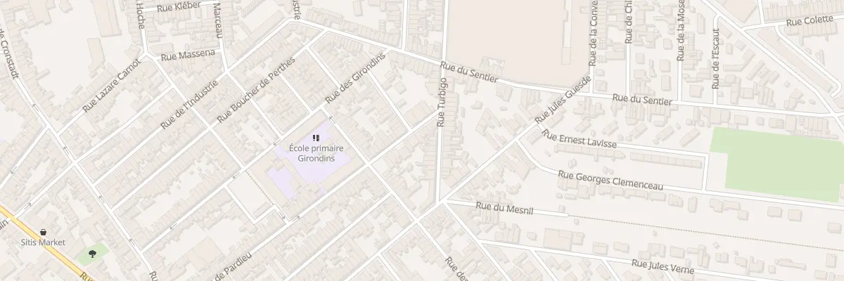 Plan du 114 Rue Félix de Pardieu à Saint-Quentin