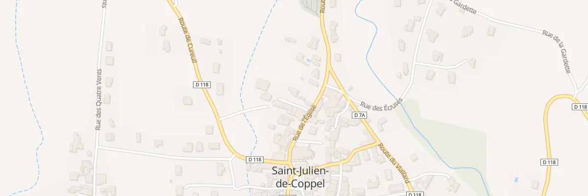 Plan du 5007 Rue de l’Eglise St Julien à Saint-Julien-de-Coppel