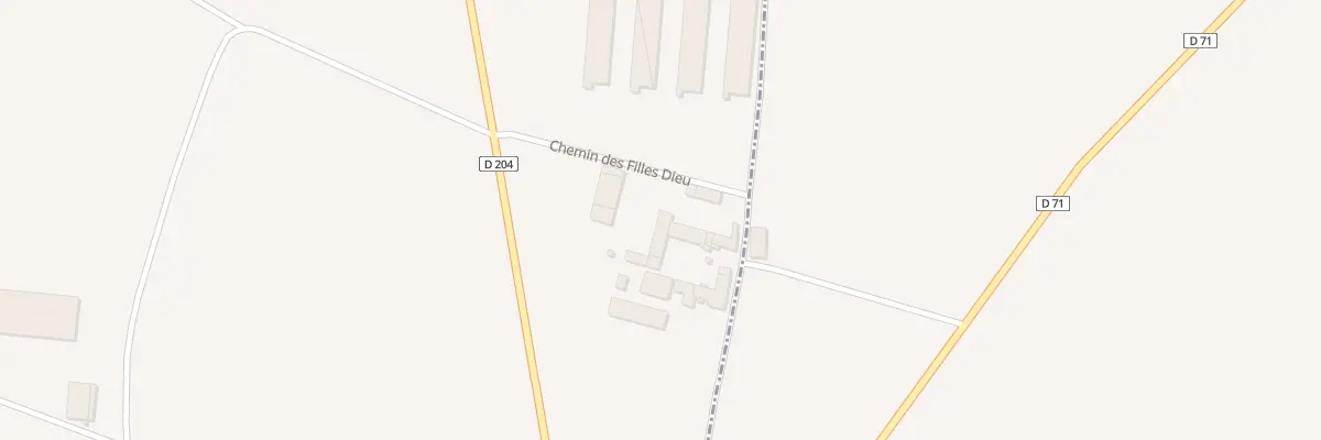 Plan du 9001 Che des Filles Dieu à Provins