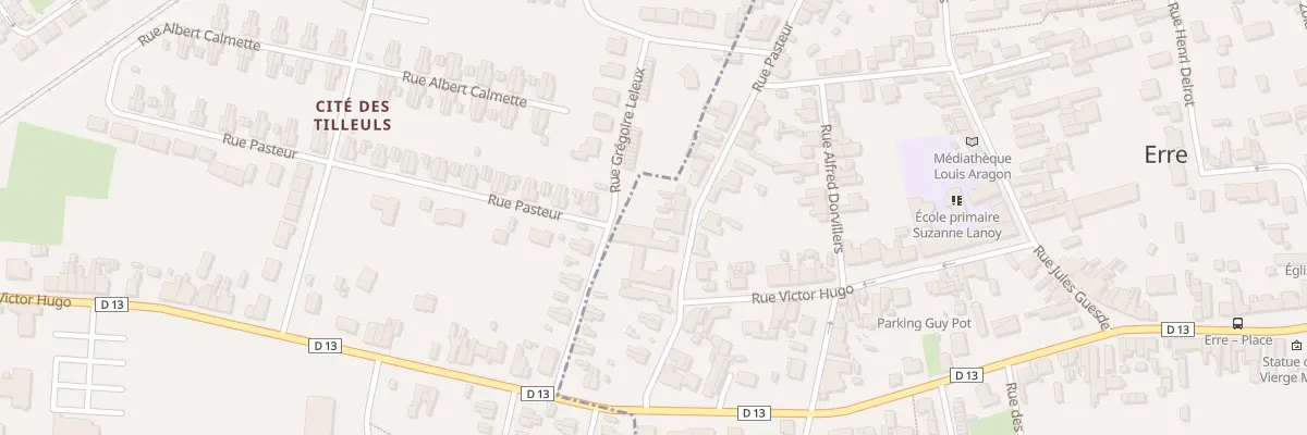 Plan du 49 Rue Louis Pasteur à Erre