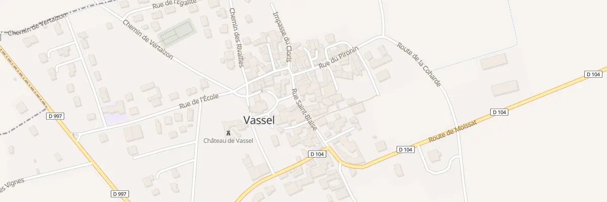 Plan du 5 Rue Saint Blaise à Vassel