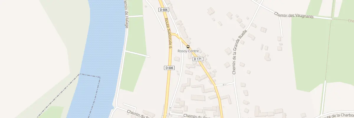 Plan du 33 Rte Nationale 6 Rosoy à Rosoy