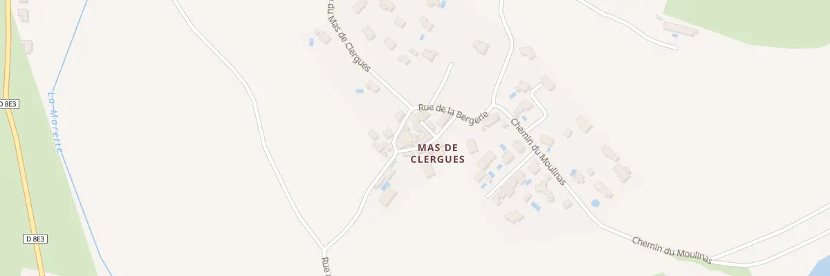 Plan du 3 Rue du Porche à Octon