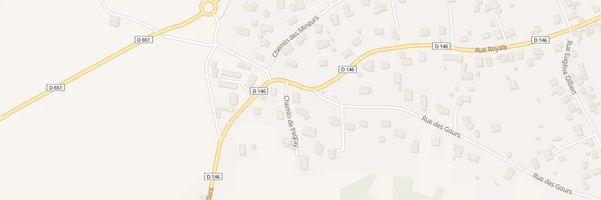 Plan du 1 Che de Pegray à Sainte-Florine