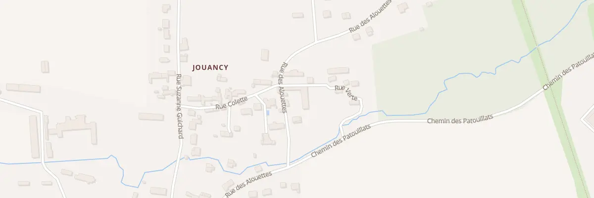 Plan du 28 Rue des Alouettes à Soucy