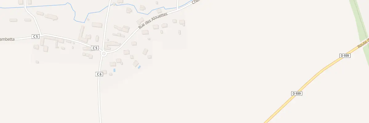 Plan du 6 Rue des Alouettes à Soucy