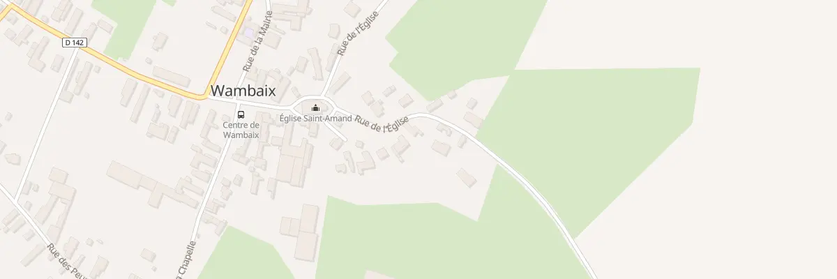 Plan du 28 Rue de l’Eglise à Wambaix