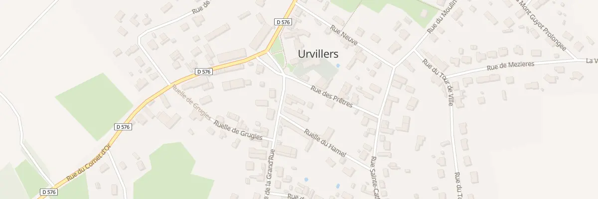 Plan du 1 Gr Grand Rue à Urvillers