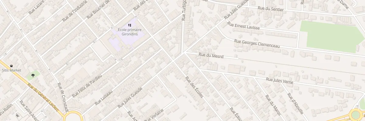 Plan du 84 Rue Jules Guesde à Saint-Quentin