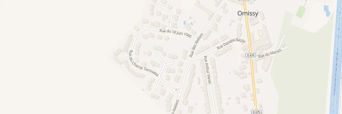 Plan du 10 Sq Sévigné à Omissy