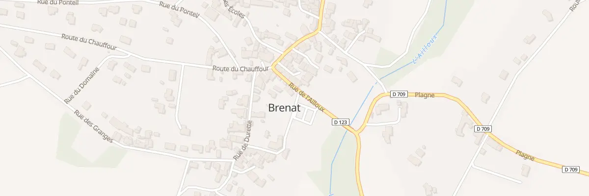 Plan du 4 Rue de l’Ailloux à Brenat