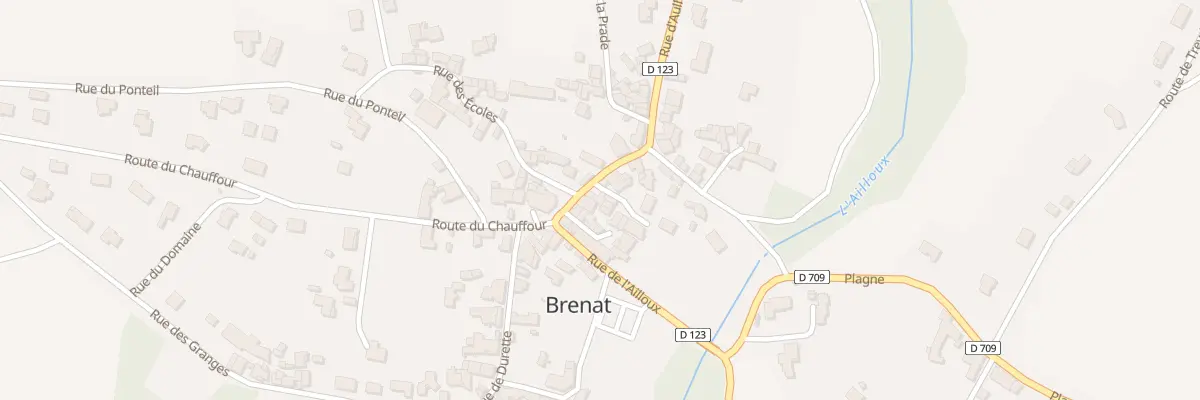 Plan du 6 Rue d’Aulhat à Brenat