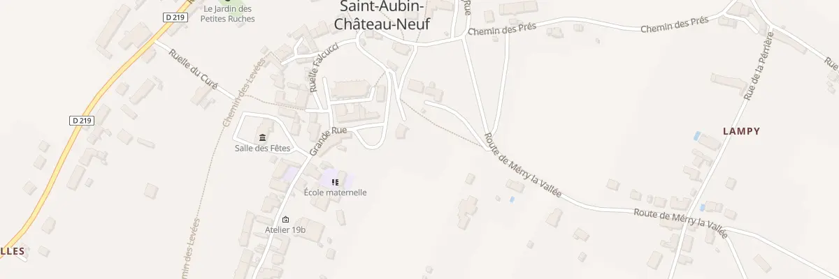 Plan du Village St Aubin au Val d’Ocre