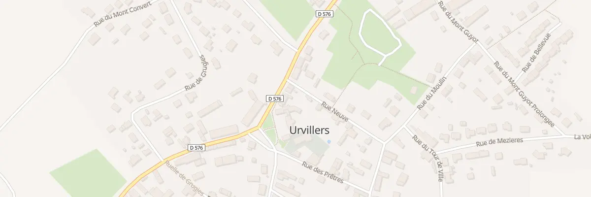 Plan du 12 Rue du Cornet d’Or à Urvillers
