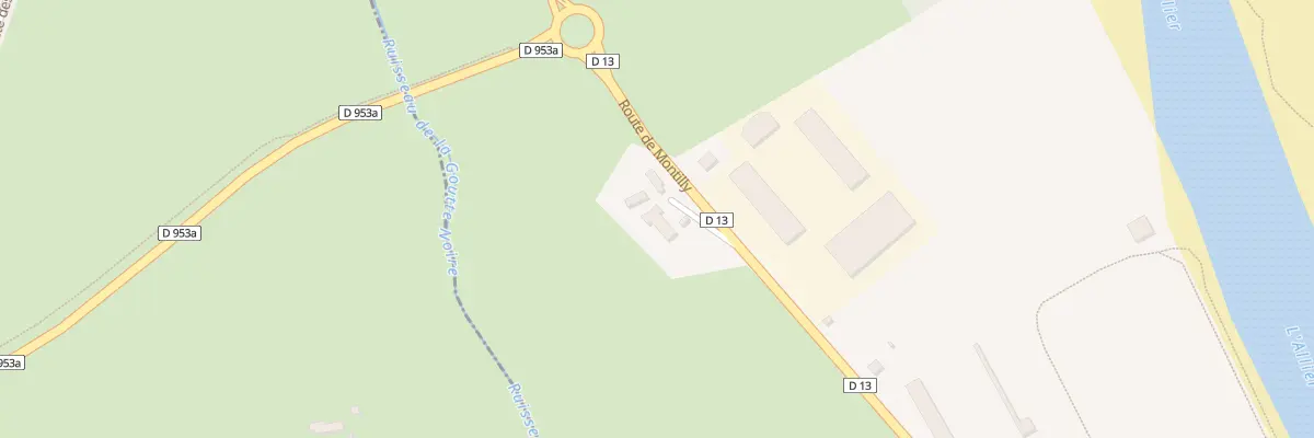 Plan du 115 Rte de Montilly à Moulins