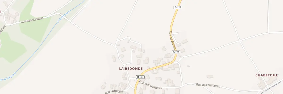 Plan du 6 Rue de Dore (la redonde) à Brenat