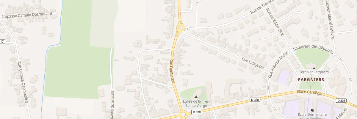Plan du 8 Rue Faidherbe à Tergnier