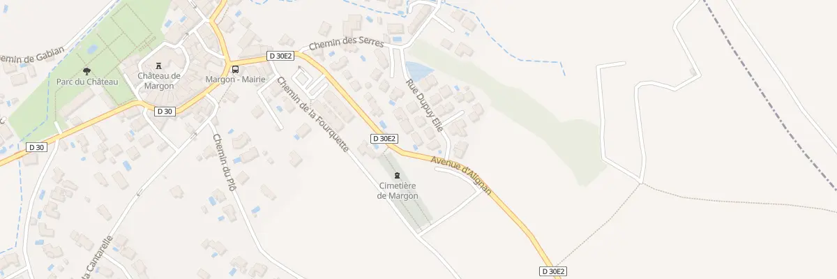 Plan du 7 Rue Dupuy Elie à Margon