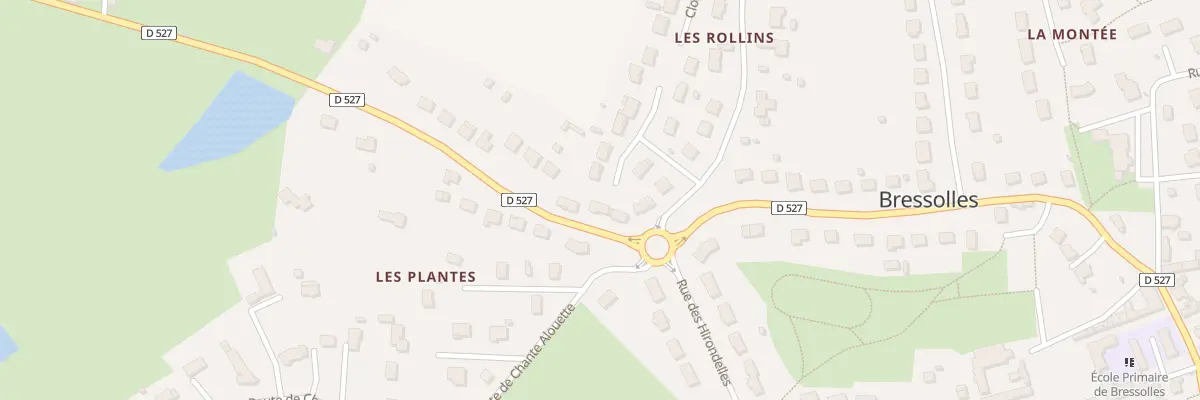 Plan du 4 Rte de la Forêt à Bressolles