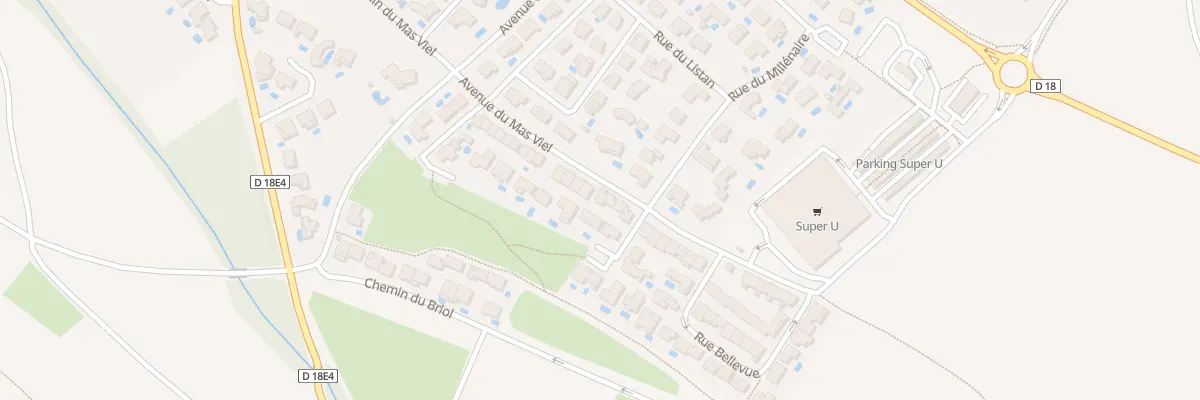 Plan du 32 Av du Mas Viel à Servian