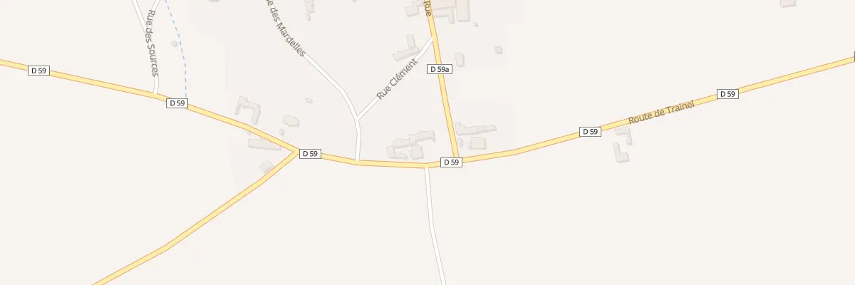 Plan du 2 Rte de Bray à Villenauxe-la-Petite