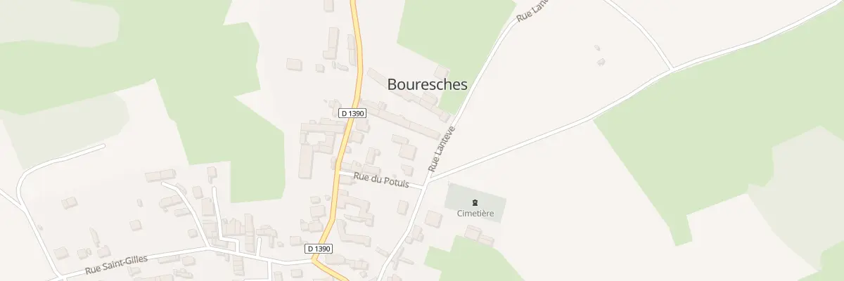 Plan du 8 Rue Lanteve à Bouresches
