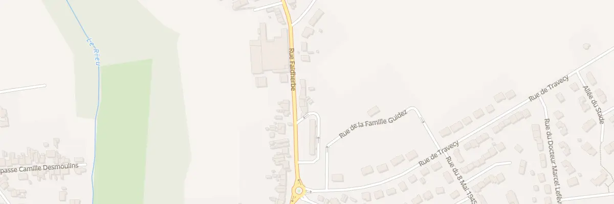 Plan du 38 Rue Faidherbe à Tergnier
