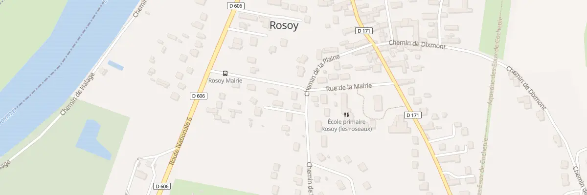 Plan du 6 Rue de la Mairie à Rosoy