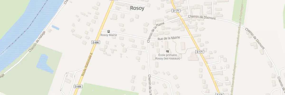 Plan du 12 Imp du Chemin de la Plaine à Rosoy
