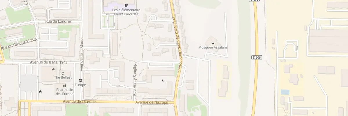 Plan du 47 Bd Georges Clémenceau à Sens