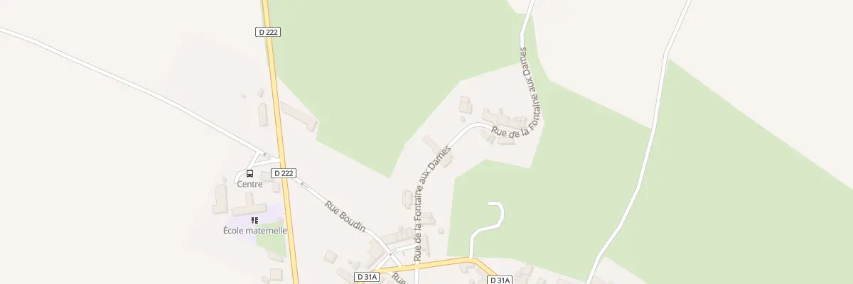 Plan du 12 Rue de la Fontaine aux Dames à Hondevilliers