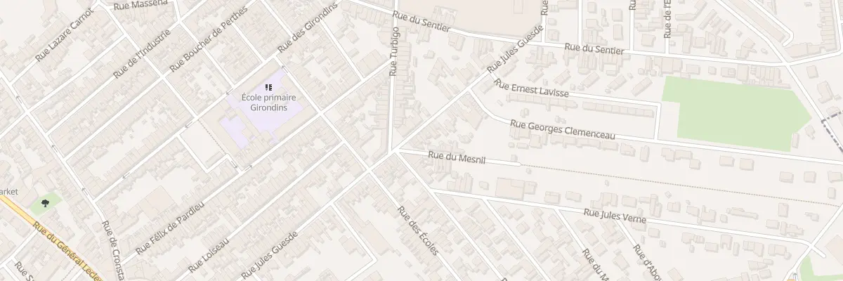 Plan du 92 Rue Jules Guesde à Saint-Quentin