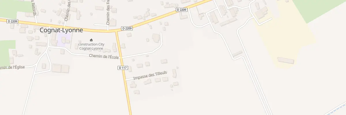 Plan du 9 Imp des Tilleuls à Cognat-Lyonne