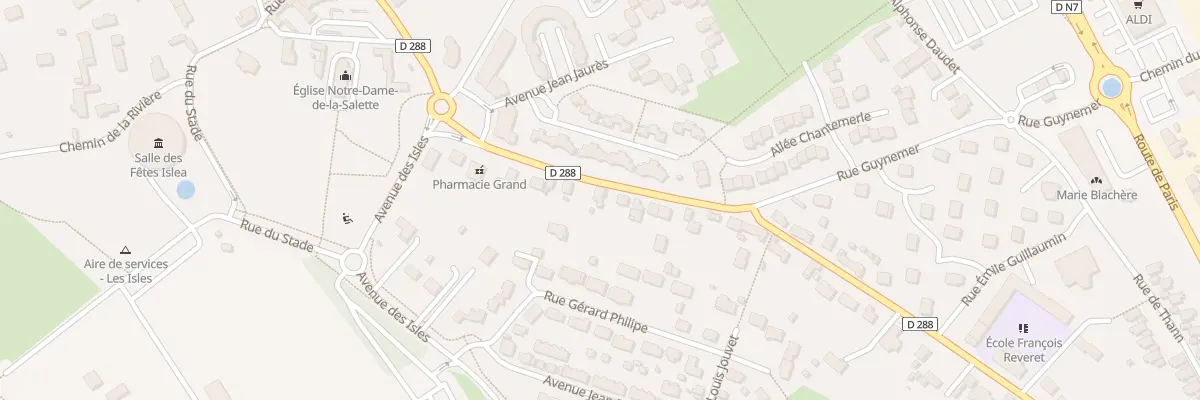 Plan du 65 Rue de la République à Avermes