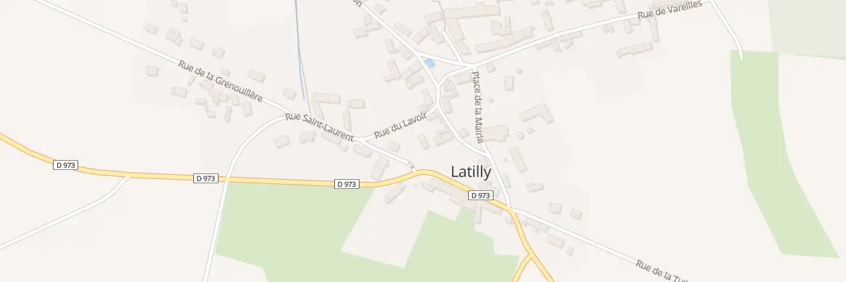 Plan du 7 Rue de l’Eglise à Latilly